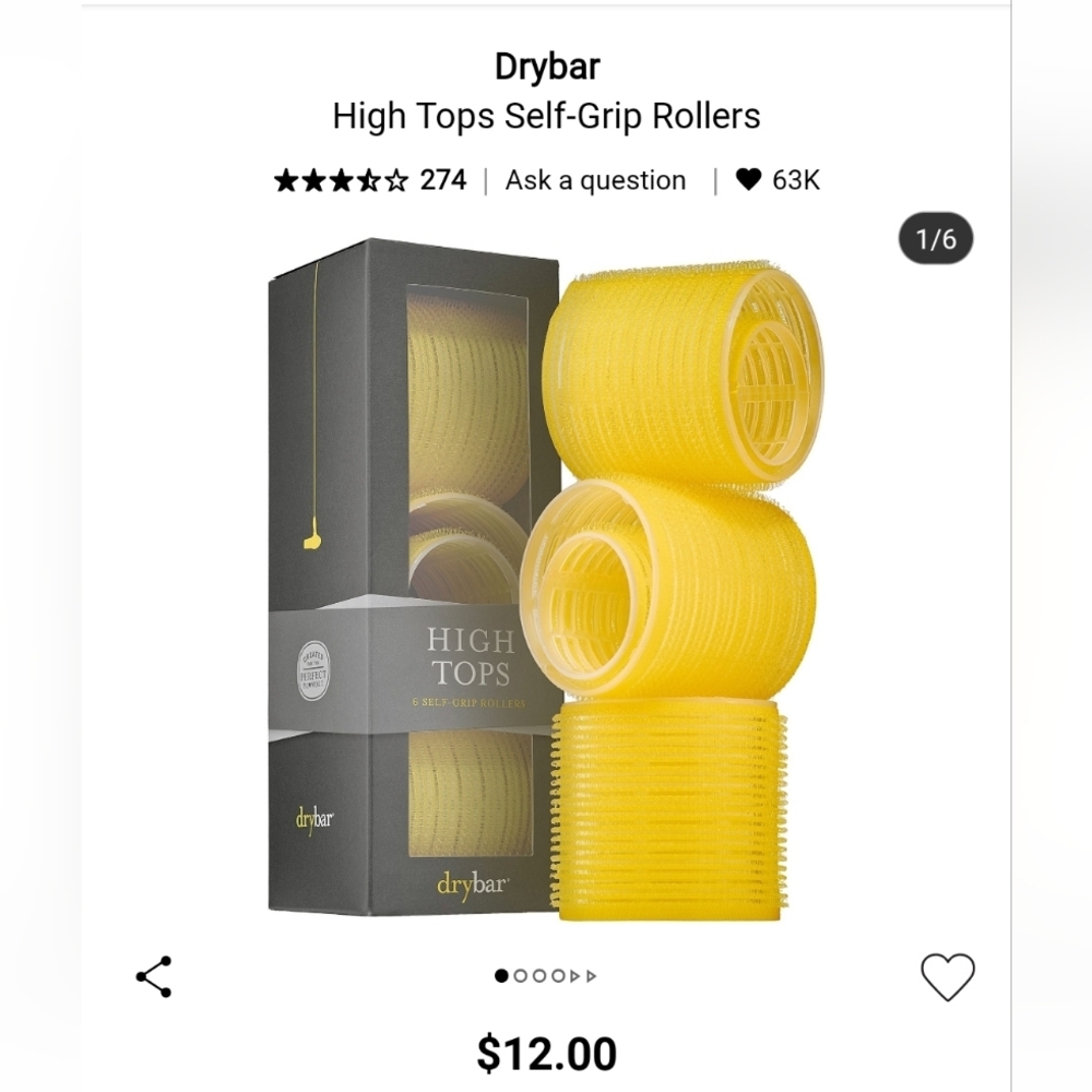 Drybar High Tops Self-Grip Rollers